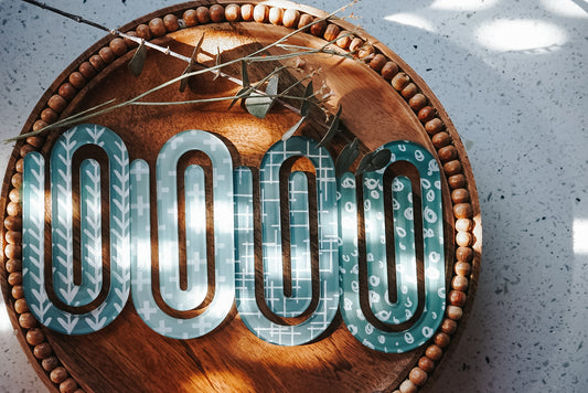 Jumbo Acrylic Paper Clips | Greens | Set of 4